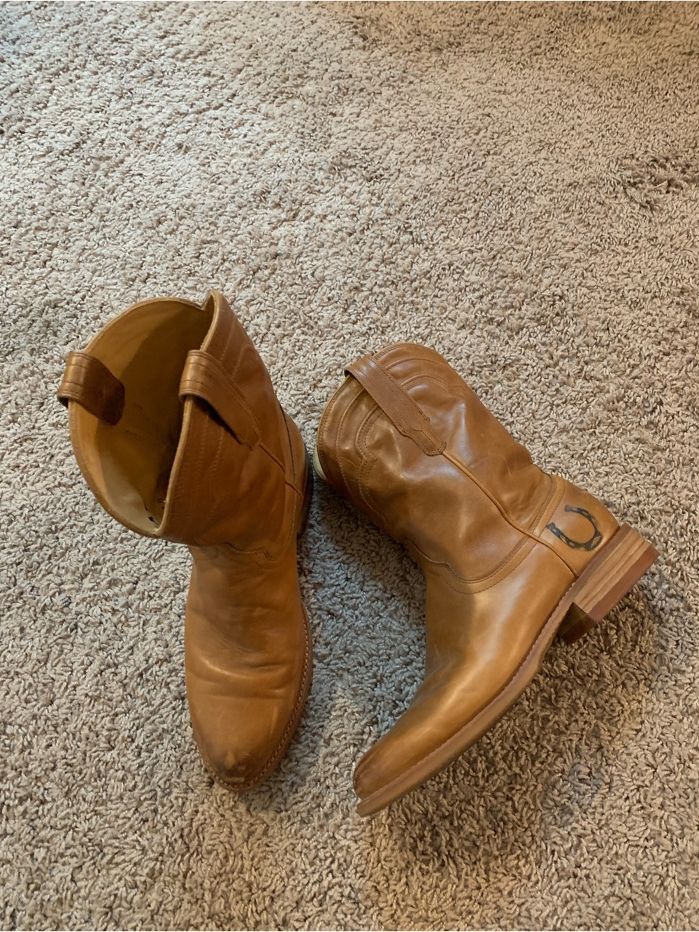 Tecovas Cowboy Western Jake Boots Caramel Whisky